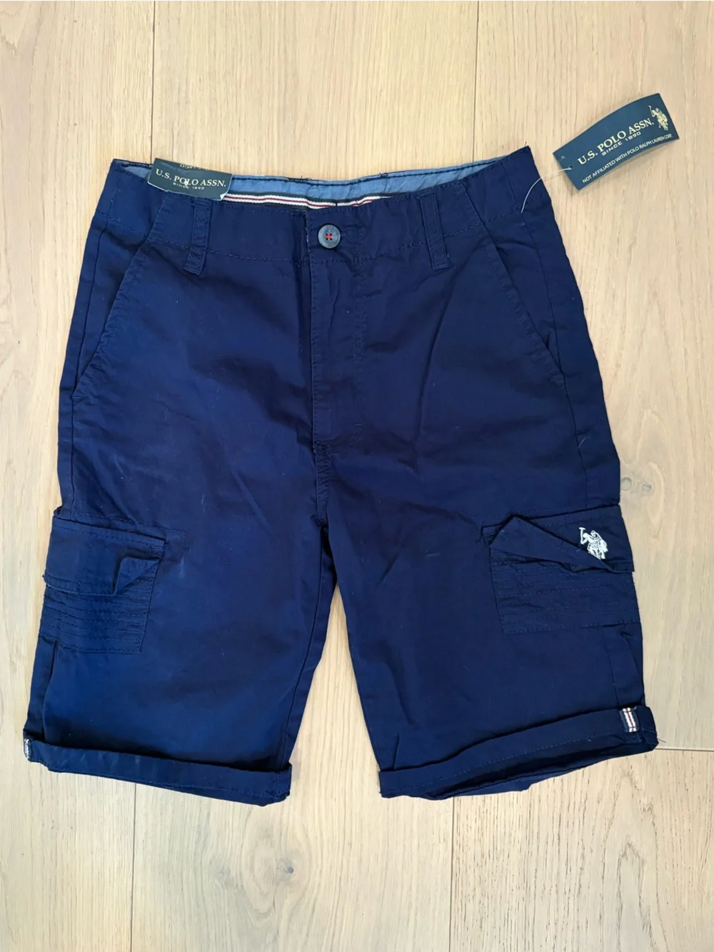 U.S. Polo Assn. Navy Boys' Cargo Shorts